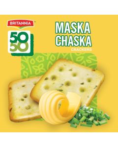 BRITANNIA 50 50 MASKA CRACKERS CHASKA 10X62GM