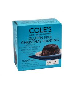 COLE'S GLUTEN FREE CHRISTMAS PUDDING 112GM