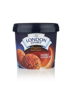 LONDON DAIRY DOUBLE CHOCOLATE ICE CREAM 1LTR