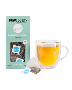 BRW SOCIETY ORGANIC PEPPERMINT 15X2G(30G)