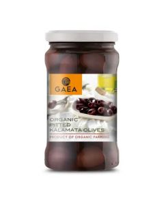 GAEA PITTED KALAMATA OLIVES IN BRINE 290GM