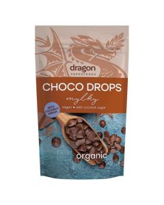 DRAGON SUPERFOODS CHOCO DROPS MYLKY 200GM