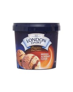 LONDON DAIRY MOCHA ALMOND ICE CREAM 1LTR