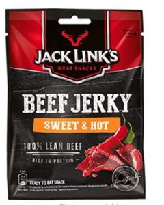JACK LINK'S BEEF SWEET & HOT JERKY EU - 25GM