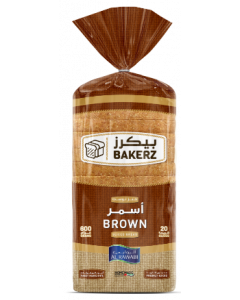 BAKERZ SLICED BREAD - BROWN 600GM