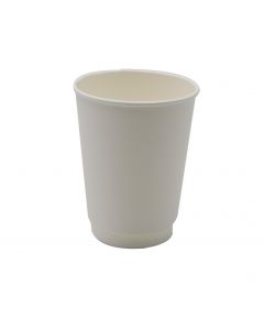 KRAFTOUCH -WHITE DOUBLE WALL PAPER CUP 12 OZ, 1X500