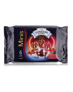 LONDON DAIRY MULTIPACK CONE 6X60ML