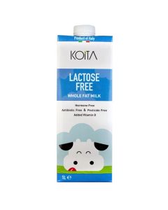 KOITA LACTOSE FREE WHOLE FAT MILK 1LTR