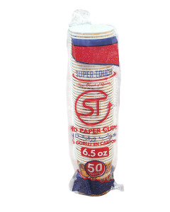 SUPER TOUCH HD PAPER CUP 6.5 OZ 20X50PC