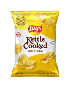 Lay's Kettle Cooked Original Potato Chips 6.5OZ 