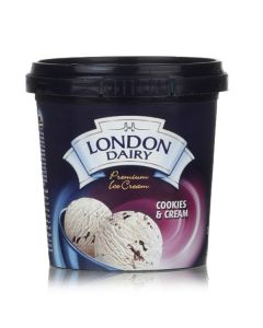 LONDON DAIRY COOKIES N CREAM ICE CREAM 150ML