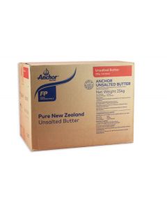 ANCHOR BUTTER BLOCK UNSALTED 25KG