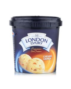 LONDON DAIRY CARAMEL CRUNCH ICE CREAM CUP 125ML