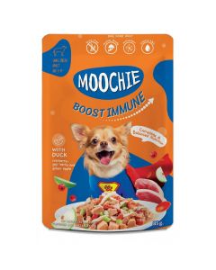 Moochie Dog Food Casserole with Duck - Boost Immune Pouch 12 x 85g 