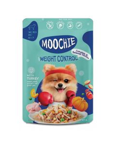 Moochie Dog Food Casserole with Turkey - Weight Control Pouch 12 x 85g 