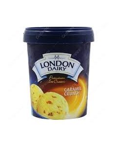 LONDON DAIRY CARAMEL CRUNCH ICE CREAM 500ML