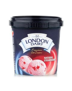 LONDON DAIRY STRAWBERRY ICE CREAM CUP 125ML