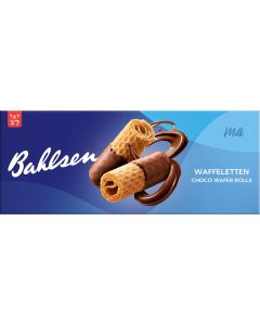 BAHLSEN WAFFELETTEN MILK CHOCOLATE WAFER ROLL 100GM