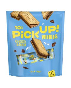 BAHLSEN CHOCOLATE PICK UP! CHOCO MINIS AND MILK 106GM