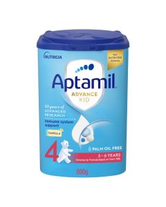 APTAMIL ADVANCE KID MILK FORMULA PALM OIL FREE STAGE 3 FROM 3-6 YEARS 800GM