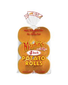 MARTIN`S SLICED POTATO ROLLS 4'' 12PCS