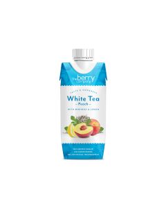 THE BERRY COMPANY WHITE TEA & PEACH WITH MORINGA & LEMON 330ML