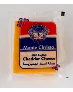MONTE CHRISTO MILD ENGLISH CHEDDAR CHEESE RED 200GM