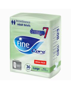 Fine Adult Diaper Fine Care Large  Marvel Export 36 Diapers