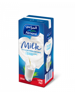 ALMARAI UHT MILK WITH VITAMIN LOW FAT 200ML