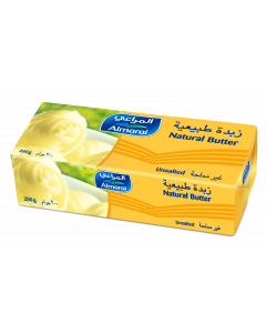 ALMARAI NATURAL UNSALTED BUTTER 200GM