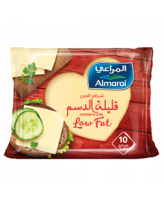 ALMARAI CHEDDAR CHEESE SLICE LOW FAT 200GM