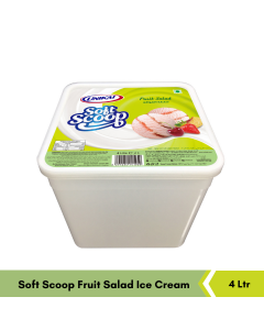 UNIKAI SOFT SCOOP FRUIT SALAD ICE CREAM 4LTR