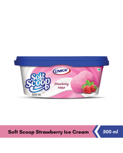 UNIKAI SOFT SCOOP STRAWBERRY ICE CREAM 500ML