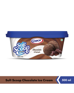 UNIKAI SOFT SCOOP CHOCOLATE ICE CREAM 500ML