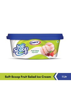 UNIKAI SOFT SCOOP FRUIT SALAD ICE CREAM 1LTR