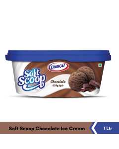 UNIKAI SOFT SCOOP CHOCOLATE ICE CREAM 1LTR