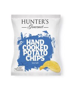 HUNTER'S HAND COOKED POTATO CHIPS SEA SALT 125 GM