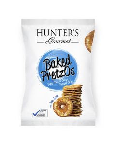 HUNTER'S BAKED PRETZOS - WITH SEA SALT 180GM