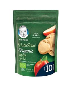 GERBER APPLE ORGANIC BISCUIT FROM 10 MONTHS 150GM