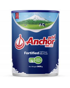 Anchor Full Cream Milk Powder, 900 gm 