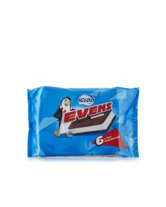 IGLOO EVENS VANILLA ICE CREAM SANDWICH 6X90ML