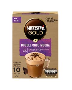NESCAFE GOLD DOUBLE CHOCOLATE MOCHA 10X23.5GM