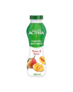 ACTIVIA GO DRINKABLE YOGHURT PEACH AND MANGO FLAVOUR 280ML