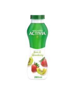 ACTIVIA GO DRINKING YOGHURT STRAWBERRY AND KIWI FLAVOUR 280ML