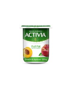 ACTIVIA YOGHURT PEACH-APRICOT FULL FAT 120GM
