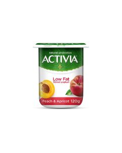ACTIVIA YOGHURT PEACH-APRICOT LOW FAT 120GM