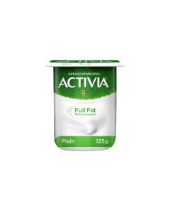 ACTIVIA YOGHURT PLAIN FULL FAT 125GM