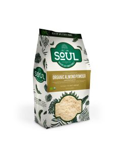 SOUL ORGANIC ALMOND POWDER 500GM