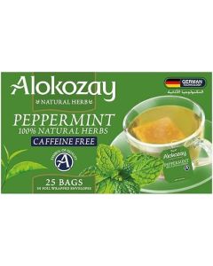 ALOKOZAY TEA BAGS PEPPERMINT 25BAG