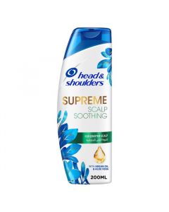 HEAD & SHOULDERS SUPREME SCALP SOOTHING ANTI-DANDRUFF SHAMPOO WITH ARGAN OIL AND ALOE VERA 200ML